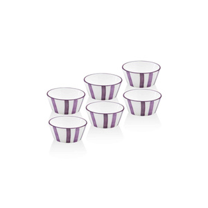 The Mia Joy Sosluk Çerezlik 6lı Set Mor 10 Cm görseli 1