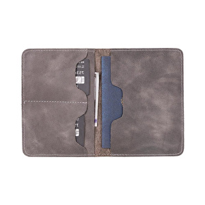 Bloominbag Viaggio Voyager Gray Chic Deri Pasaport Ve Kart Kılıfı