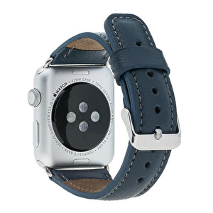 Bloominbag Celeste Blue Deri Apple Watch Kordon-44/45/46/49mm görseli 2