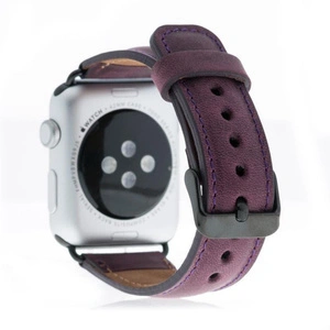 Bloominbag Mulberry Bloom Deri Apple Watch Kordon-40/41/42 Mm görseli 2