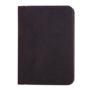 Bloominbag Bloomledger Deep Amethyst Hakiki Deri Bifold Cüzdan görseli 2