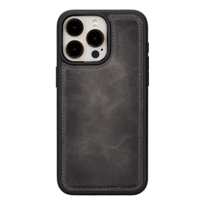 Bloominbag Bloomcase Apple Iphone 16 Pro Max – Ashen Sand Hakiki Deri Cüzdanlı Telefon Kılıfı görseli 4
