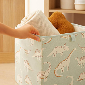 Ocean Home Textile Çocuk Odası Dinozor Kutu 33 X 30 X 33 Cm görseli 3