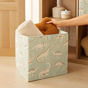 Ocean Home Textile Çocuk Odası Dinozor Kutu 33 X 30 X 33 Cm görseli 2