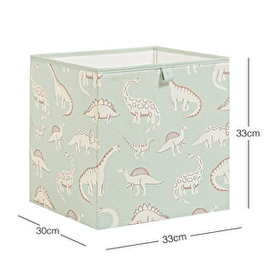 Ocean Home Textile Çocuk Odası Dinozor Kutu 33 X 30 X 33 Cm görseli 5