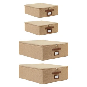 Ocean Home Textile 4'lü Jüt Destekli Hurç Set 2 Adet 31 X 38 X 12 + 45 X 55 X 18 Cm görseli 2