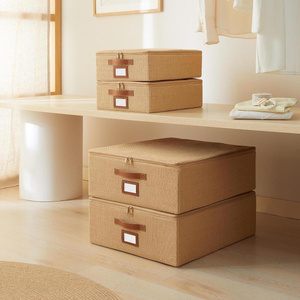 4'lü Jüt Destekli Hurç Set 2 Adet 31 X 38 X 12 + 45 X 55 X 18 Cm
