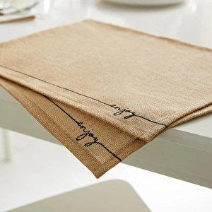 Ocean Home Textile 6'lı Enjoy Jüt Amerikan Servis Seti 45 X 35 Cm görseli 5