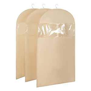 Ocean Home Textile 3'lü Bej Balıksırtı Elbise Kılıfı Set görseli 2