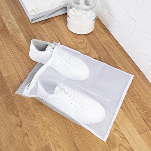 Ocean Home Textile 3'lü Gri Renk Ayakkabı Yıkama Filesi Set görseli 4