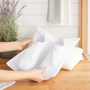 Ocean Home Textile 3'lü Beyaz Renk Ayakkabı Yıkama Filesi Set