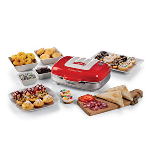 Ariete Party Time Sandwıch Makinesi 3 In One Red