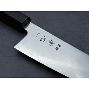 Hatsukokoro Santoku Şef Bıçağı - SLD - Mirror 170mm - Ceviz görseli 2