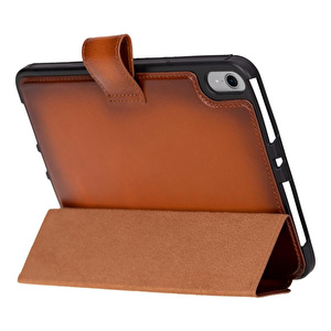 Bloominbag Bloomcase Trigon Tan Apple Ipad Mini (2024) Hakiki Deri Kılıf görseli 3