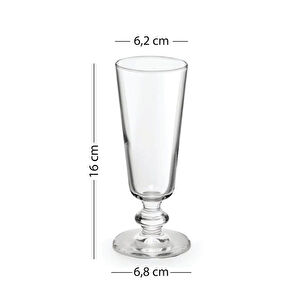 Rakle Pure İthal 4'lü Kahve Yanı Bardağı Seti 180 Cc