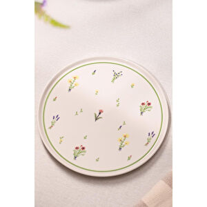 Rakle Botanical Seramik 4'lü Servis Tabağı Seti 26,5 Cm