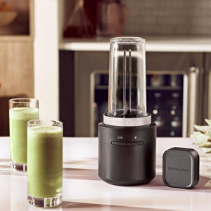 Kitchenaid Go Kablosuz Serisi Mini Blender Bataryalı Matte Black görseli 4