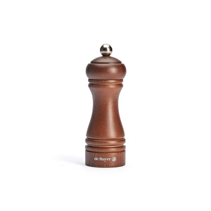 De Buyer Baharat Değirmeni Ahşap 14 Cm Koyu Kahve