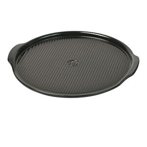 Emile Henry Pizza/fırın Kabı Yuvarlak 40 Cm Siyah