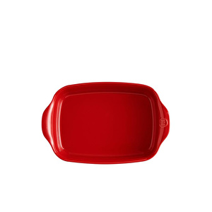 Emile Henry Fırın Kabı Dikdörtgen 30 X 19 Cm Kırmızı/burgundy