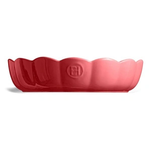 Emile Henry Madeleine Fırın Kabı Yuvarlak 27 Cm Ruj Pembesi