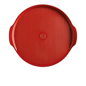 Emile Henry Pizza/fırın Kabı Yuvarlak 40 Cm Kırmızı/burgundy