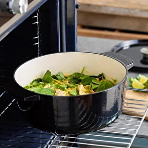 Kitchenaid Döküm Demir Tencere 26 Cm - 5.2 L Siyah görseli 3