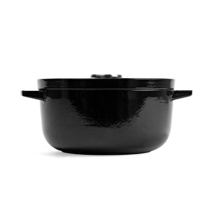 Kitchenaid Döküm Demir Tencere 22 Cm - 3.3 L Siyah görseli 2