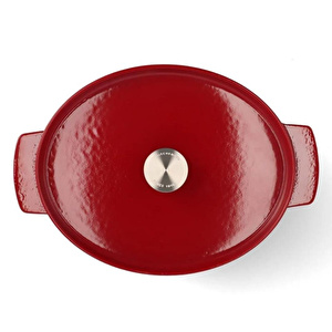 Kitchenaid Oval Döküm Demir Tencere 30 Cm - 5.6 L Kırmızı görseli 2