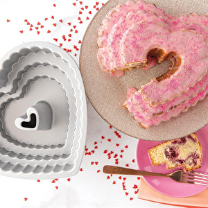 Nordicware Kalp Bundt Kek Kalıbı görseli 2