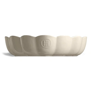 Emile Henry Madeleine Fırın Kabı Kalp 26,5 Cm Ekru/clay görseli 4