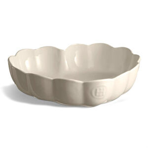 Emile Henry Madeleine Fırın Kabı Kalp 26,5 Cm Ekru/clay