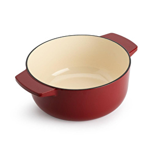 Kitchenaid Döküm Demir Tencere 22 Cm - 3.3 L Kırmızı görseli 2