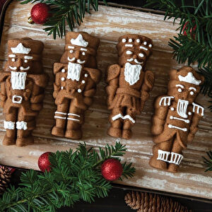 Nordicware Nutcracker Mini Kek Kalıbı Platin