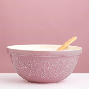 Mason Cash In The Meadow S12 Desenli Karıştırma Kabı 29 Cm Pudra Pembe