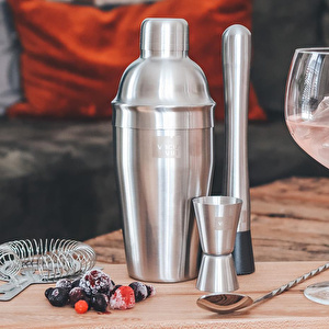 Vacu Vin Kokteyl Shaker Paslanmaz Çelik - Kutulu Paslanmaz Çelik