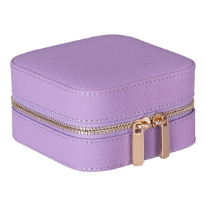 Bloominbag Amanda Iris Glow Medium Hakiki Deri Takı Ve Mücevher Kutusu görseli 1