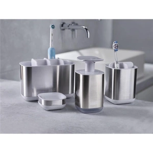 Joseph Joseph Easystore™ Steel Diş Fırçalık Beyaz/gri görseli 5