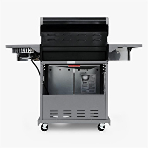 Kenmore Gazlı Barbekü 4 Ocaklı Siyah - Metal görseli 4