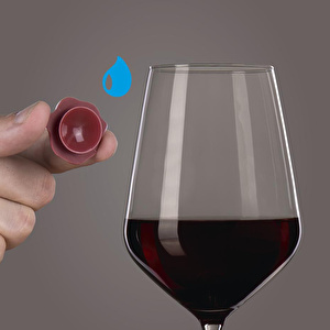 Vacu Vin Bardak Markörü 8 Parça - Kutulu Çok Renkli görseli 4