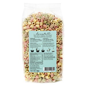 Bonatelli Keçi Sütlü Sebzeli Makarna 300 Gr