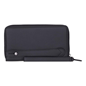 Bloominbag Bloomporter Shadow Black Hakiki Deri Telefon Bölmeli Cüzdan görseli 5