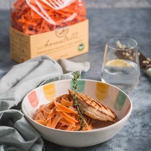 Bonatelli Organik Kırmızı Mercimek Çubuk Makarna 400 G