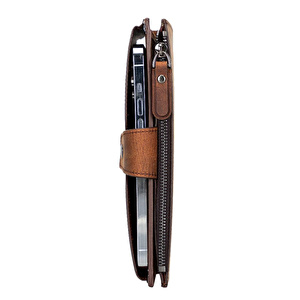 Bloominbag Lozan Strap Saddle Brown Gerçek Deri Çapraz Askılı Telefon Bölmeli Cüzdan Çanta görseli 5