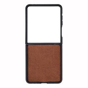 Bloominbag Bloomcase Flex Cool Tan Hakiki Deri Samsung Galaxy Z Flip 7 Kılıf(6.9"-4.1") görseli 2