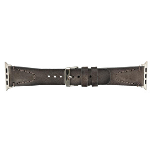 Bloominbag Bloomstrap Avilla Sandy Gray Hakiki Deri Apple Watch Kayışı-44/45/46/49mm görseli 5