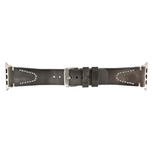 Bloominbag Bloomstrap Avilla Ash Gray Hakiki Deri Apple Watch Kayışı-44/45/46/49mm görseli 5
