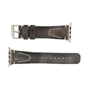 Bloominbag Bloomstrap Avilla Ash Gray Hakiki Deri Apple Watch Kayışı-44/45/46/49mm görseli 4