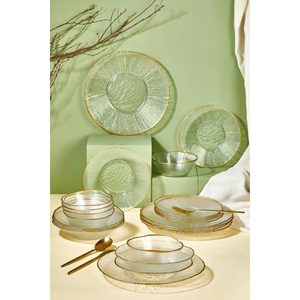 Lora Bianca Ekol 24 Parça Yemek Takımı - 6 Kişilik Şeffaf