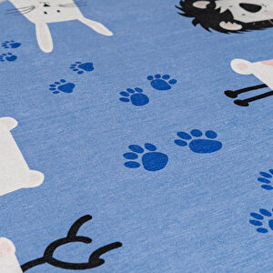 Itsy Bitsy Kids Paws And Claws Çok Renkli Yıkanabilir Çocuk Halısı 120x160cm